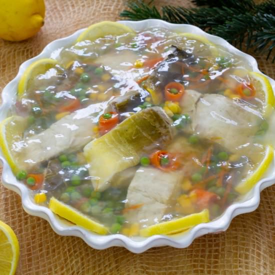 Carp in jelly - Recipe photo by mecooks.com