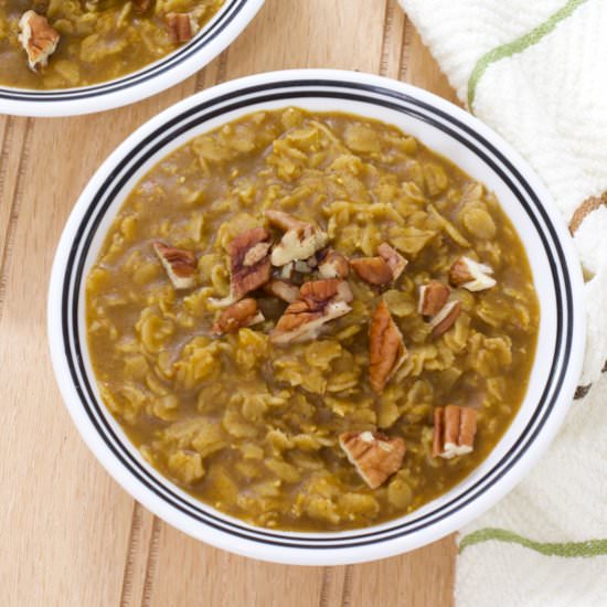 healthy pumpkin spice oatmeal - Recipe photo by mindyscookingobsession