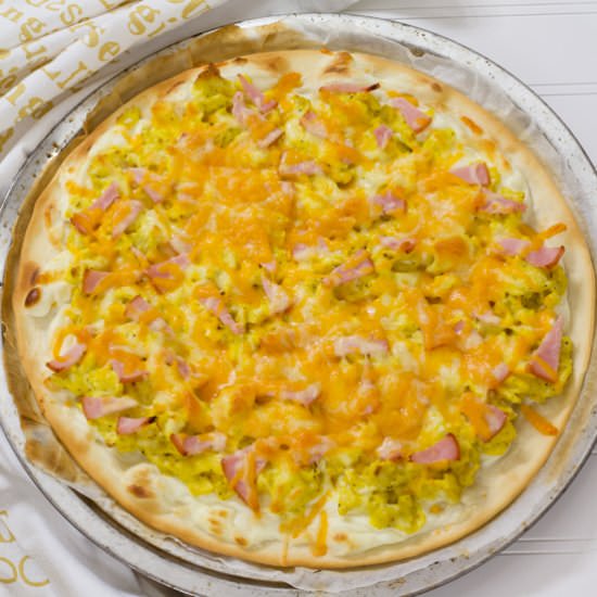 canadian bacon breakfast pizza - Recipe photo by mindyscookingobsession