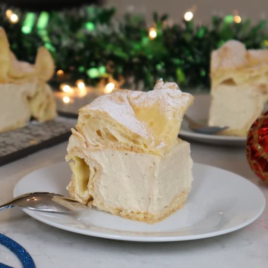 Traditional Polish karpatka - Recipe photo by HubbyInTheKitchen