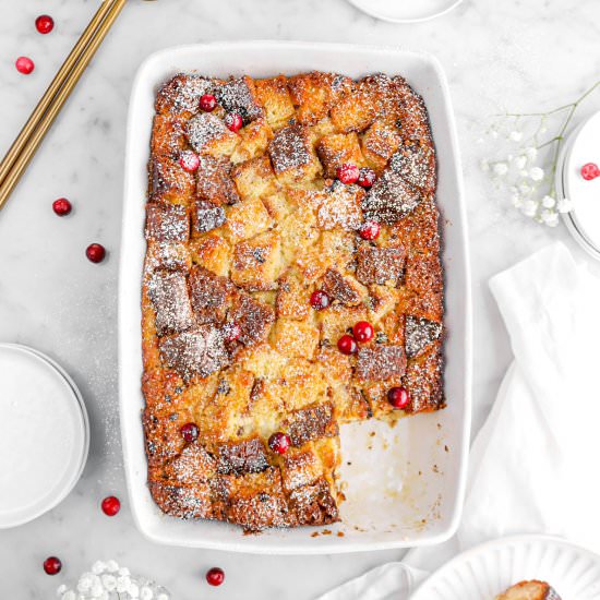 Panettone Bread Pudding - Recipe photo by bakerstable
