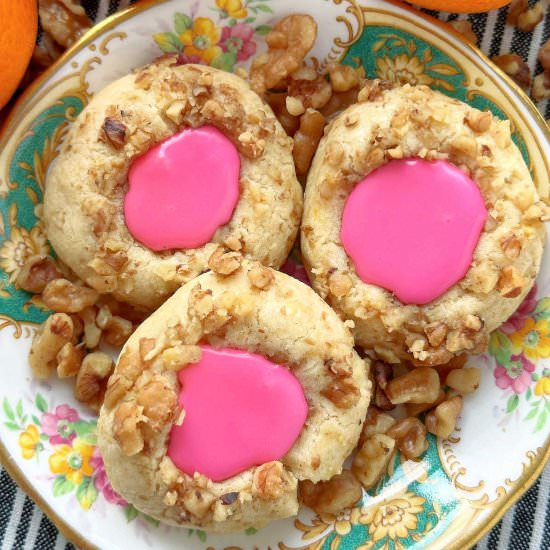 Thumbprint Cookies with Icing - Recipe photo by Foodtastic Mom