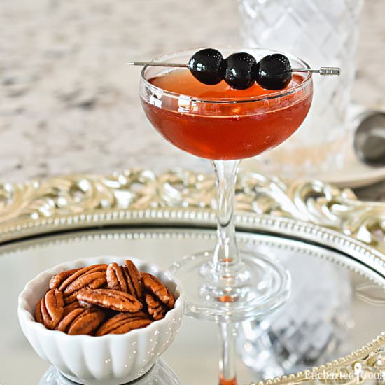 Brandy Manhattan Cocktail - Recipe photo by Encharted Cook