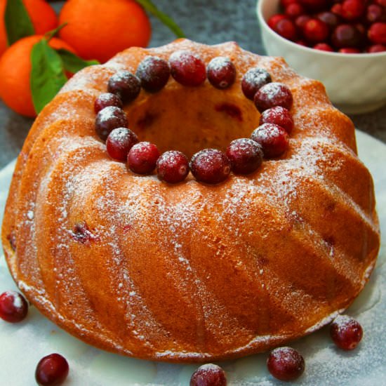 Cranberry Orange Bundt Cake - Recipe photo by Paromita Mandal
