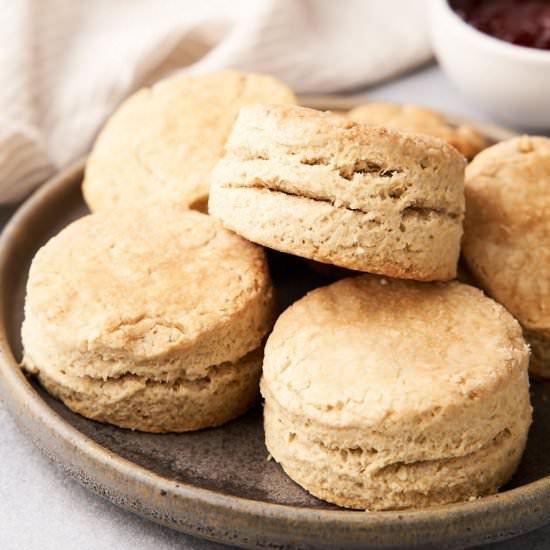 easy biscuits - Recipe photo by brokebankvegan