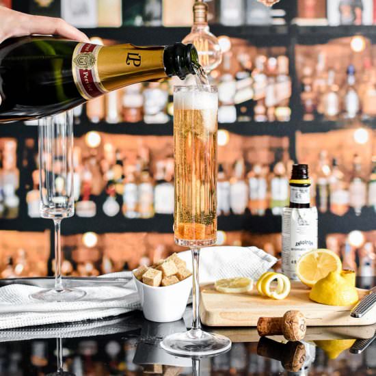 Classic Champagne Cocktail - Recipe photo by stressbaking