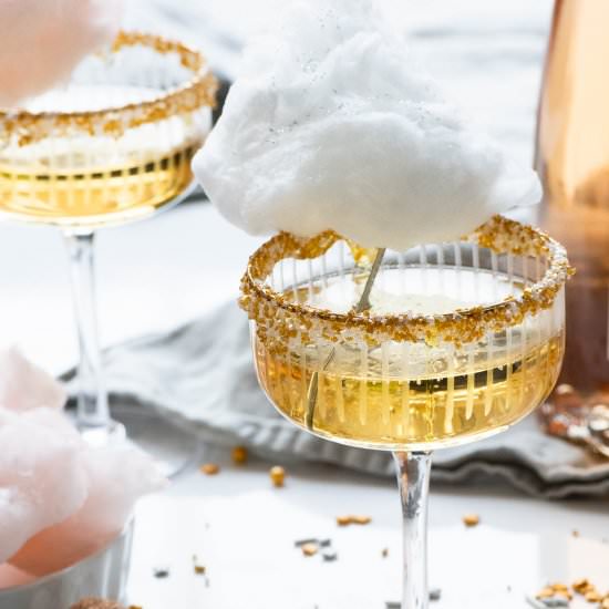 Cotton Candy Champagne - Recipe photo by The Endless Meal
