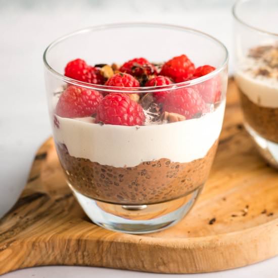 Chocolate Chia Seed Pudding - Recipe photo by Debra Klein