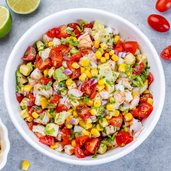 ZESTY SHRIMP AVOCADO SALAD - Recipe photo by healthyfitnessmeals
