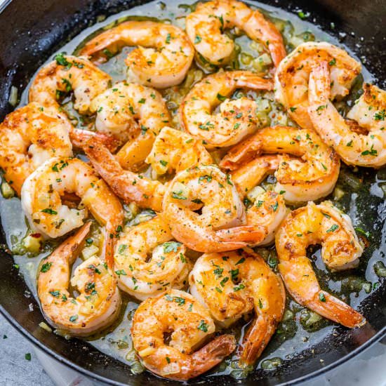 HEALTHY SHRIMP SCAMPI - Recipe photo by healthyfitnessmeals