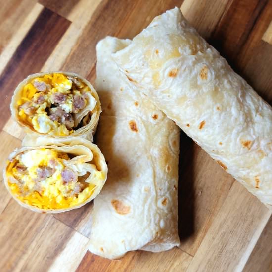 Quick Breakfast Wraps - Recipe photo by Estelle Forrest