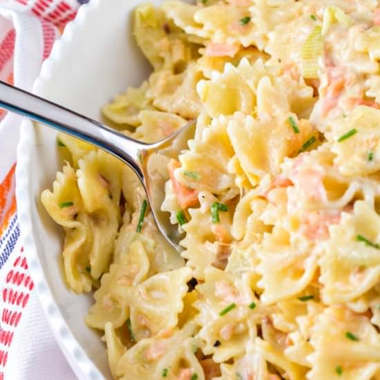 Creamy Smoked Salmon Pasta - Recipe photo by bunsenburnerbakery
