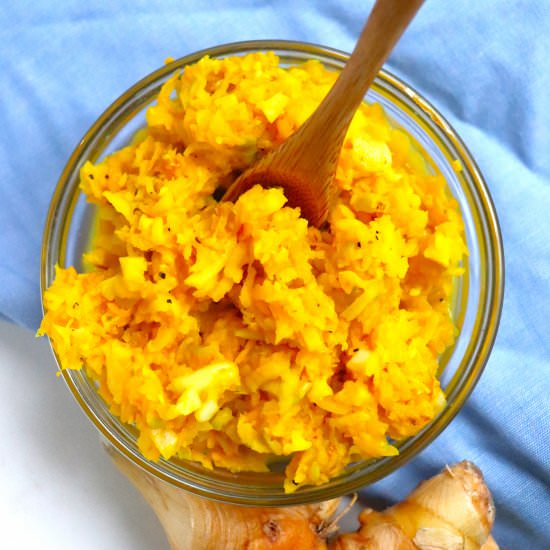 Fresh Turmeric Relish - Recipe photo by veryveganval