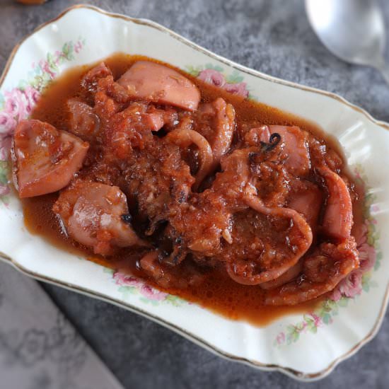 Cuttlefish stew - Recipe photo by Food From Portugal