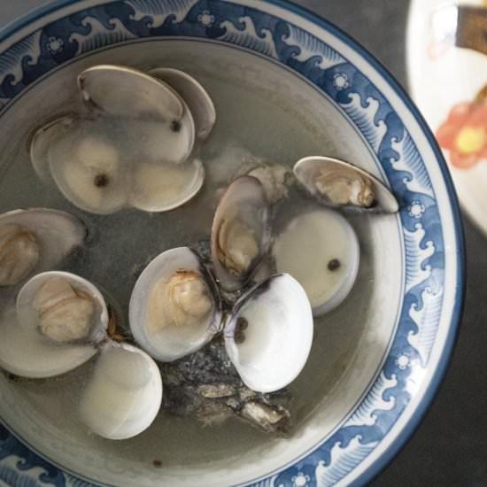 Magao clam and chicken soup - Recipe photo by foodmakesmehappy