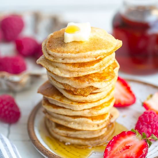 Silver Dollar Mini Panakes - Recipe photo by Kathryns.kitchen.blog