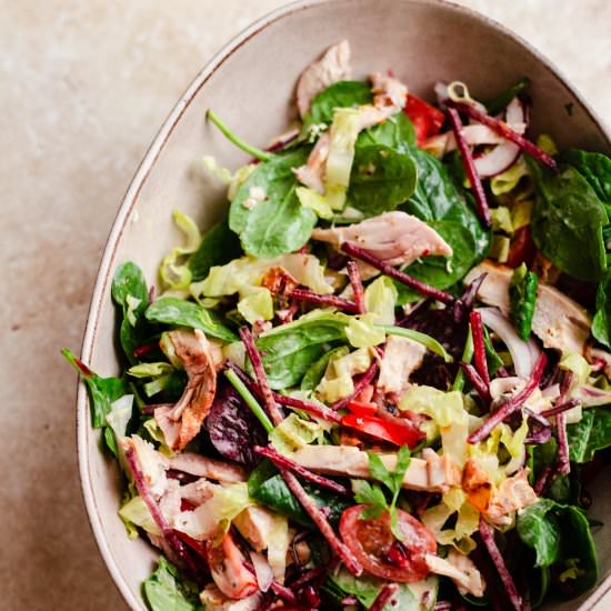 easy rotisserie chicken salad recip - Recipe photo by tiffinandteaofficial