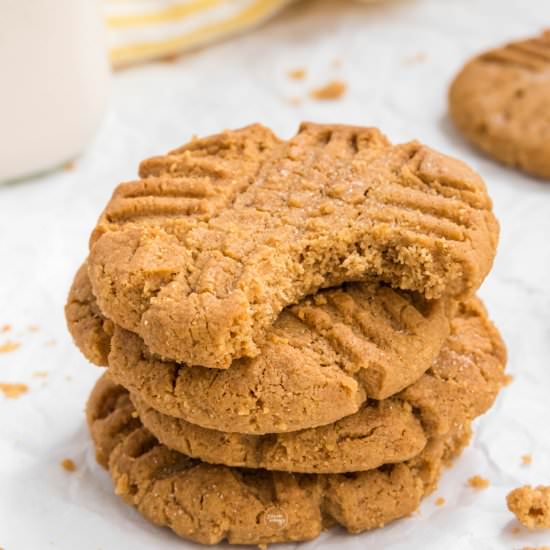 Gluten Free Peanut Butter Cookies - Recipe photo by thefreshcooky