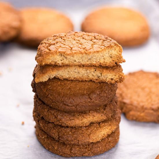 Keto Gingersnap Cookies - Recipe photo by lowcarbspark