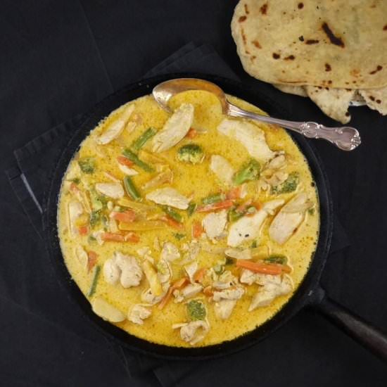 Garlic Coconut Chicken Curry - Recipe photo by thespeltkitchen