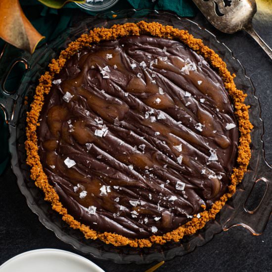 Earl Grey Caramel Tart - Recipe photo by rhubarbandcod