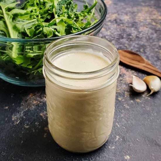 tahini dressing - Recipe photo by brokebankvegan