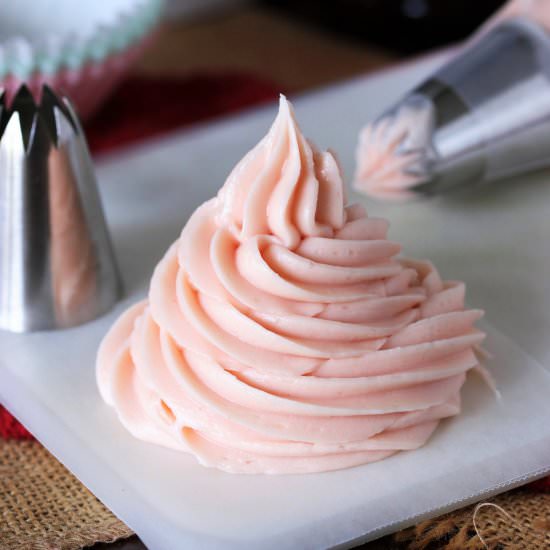 Strawberry Cream Cheese Frosting - Recipe photo by thekitchenismyplayground