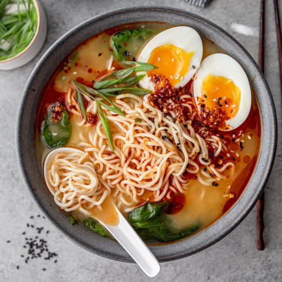 Easy Miso Ramen - Recipe photo by InquiringChef