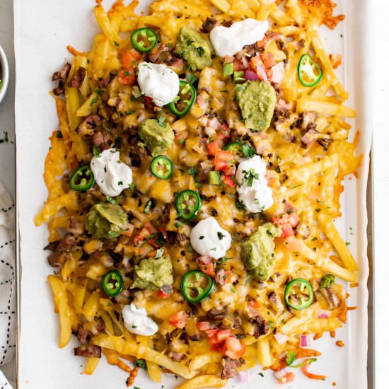Carne Asada Fries - Recipe photo by theforkedspoon