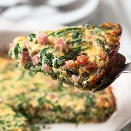 Crustless Quiche - Recipe photo by chewoutloud