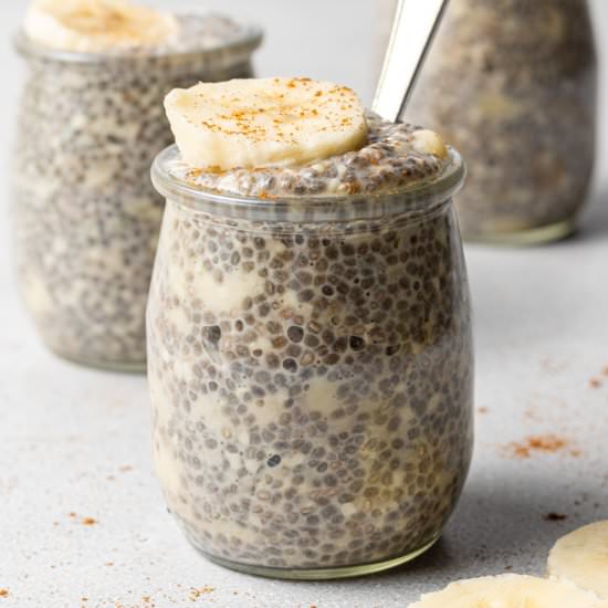 Banana Chia Pudding - Recipe photo by cookiedoughdiaries