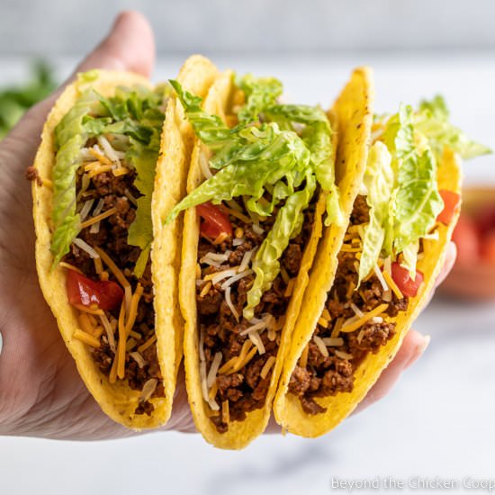 Venison Tacos - Recipe photo by BeyondtheCoop