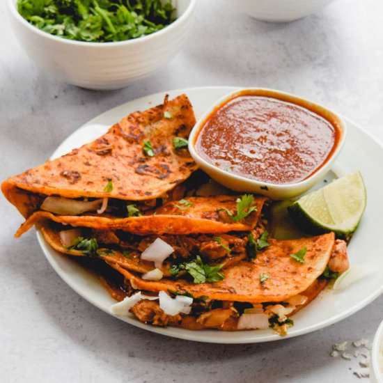 Chicken Birria Tacos - Recipe photo by Sweet Simple Masala