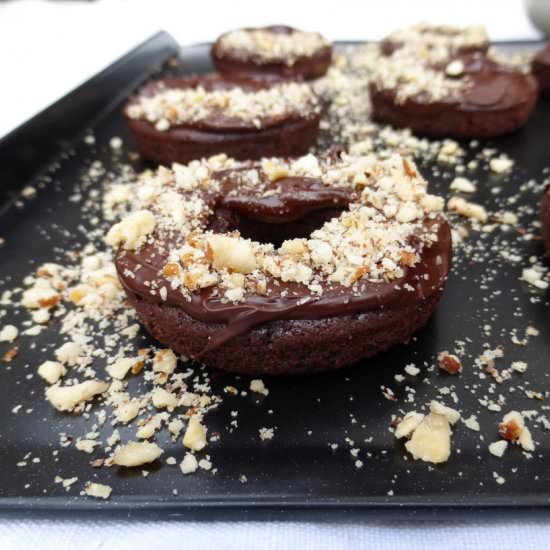 Chocolate Cake Doughnuts - Recipe photo by thespeltkitchen