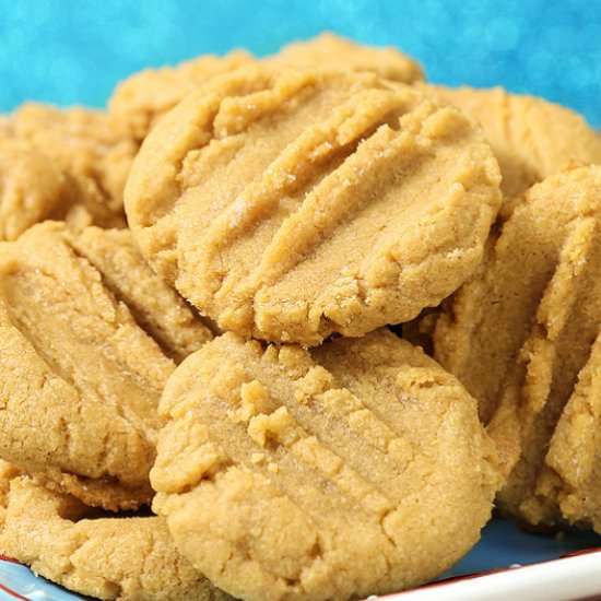 3 Ingredient Peanut Butter Cookies - Recipe photo by The Slow Roasted Italian