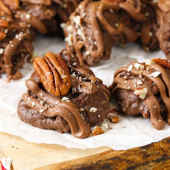 Crockpot Turtle Candy - Recipe photo by The Slow Roasted Italian