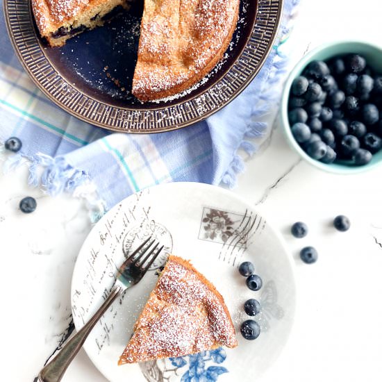 Spelt Blueberry & Lime Cake - Recipe photo by thespeltkitchen