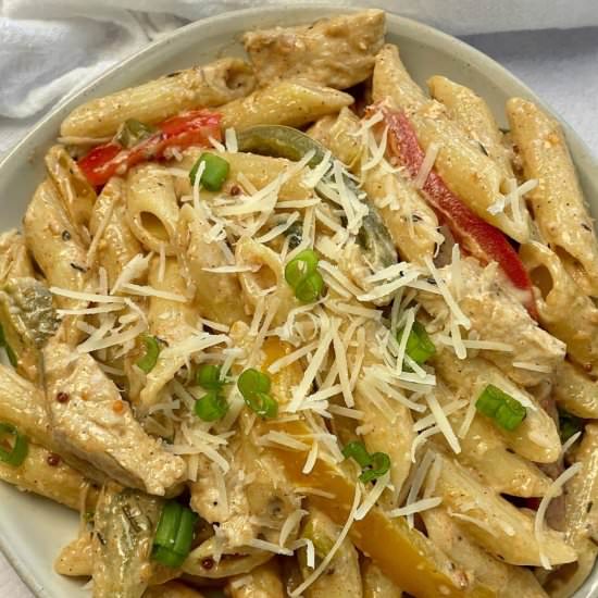 Vegan Rasta Pasta - Recipe photo by serenetrail