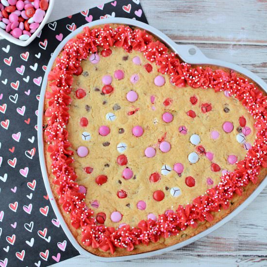 M&Ms Cookie Cake Recipe - Recipe photo by oursunnylives