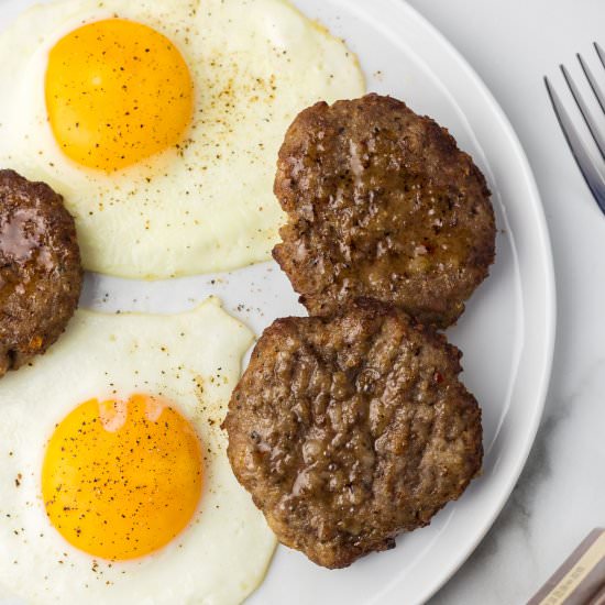 Air Fryer Breakfast Sausage Patties - Recipe photo by cookingupmemories