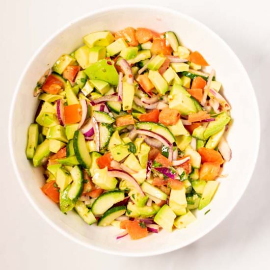 Avocado Salad - Recipe photo by contentednesscooking
