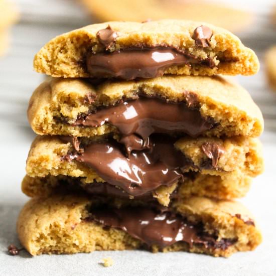 Nutella Chocolate Stuffed Cookies - Recipe photo by Simshomekitchen