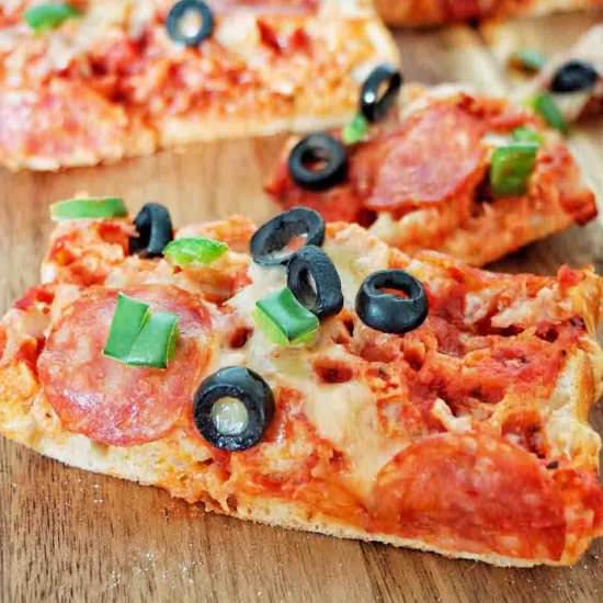 Ciabatta Pizza - Recipe photo by SweetCaramelSunday