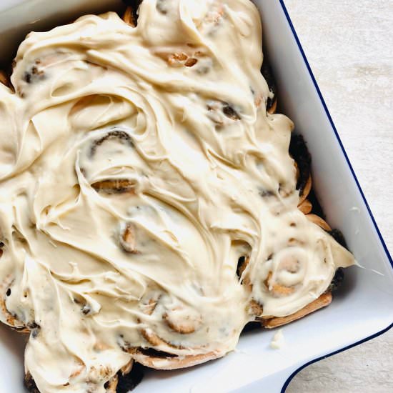 Cinnamon Rolls with Heavy Cream - Recipe photo by AubreysKitchen