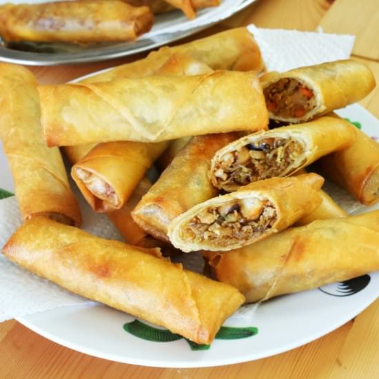 Chinese spring rolls - Recipe photo by Taste of Asian Food