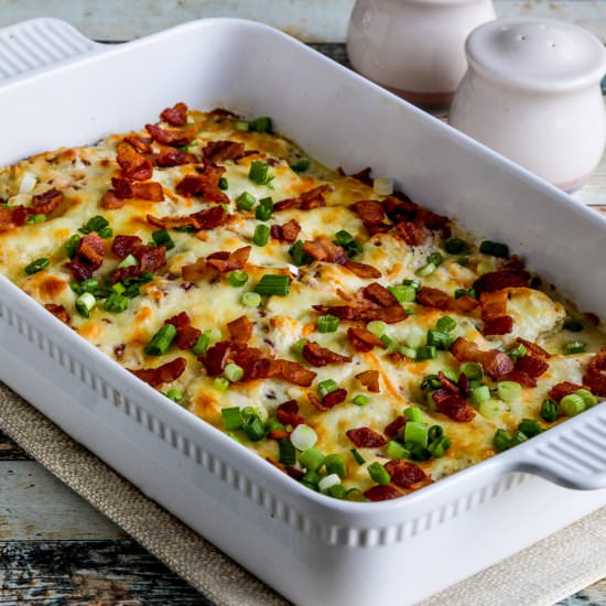 Keto Crack Chicken Bake - Recipe photo by kalynskitchen