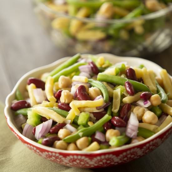 Four Bean Salad - Recipe photo by farmflavor