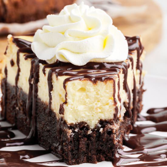 Brownie Bottom Cheesecake - Recipe photo by girlinspired