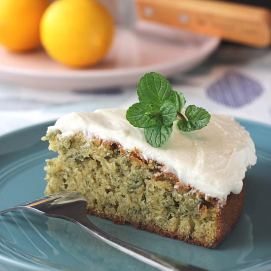 Lemon mint cake - Recipe photo by Food Gal