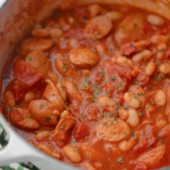 Italian Chicken Sausage and White B - Recipe photo by Carries Experimental Kitchen
